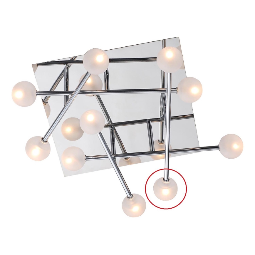Luxera 17101 - Náhradné sklo k lustru OLIVIA G4
