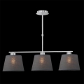 LUXERA 18067 - Luster COMBO 3xE27/60W šedá