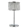 Luxera 46117 - Krištáľová stolná lampa STIXX 3xG9/33W/230V