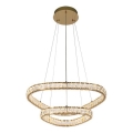LUXERA 46152 - LED luster na lanku MIST LED/65W/230V 4000K zlatý
