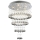 Luxera 62414 - Krištáľový prisadený luster CHORUM 6xGU10/50W/230V