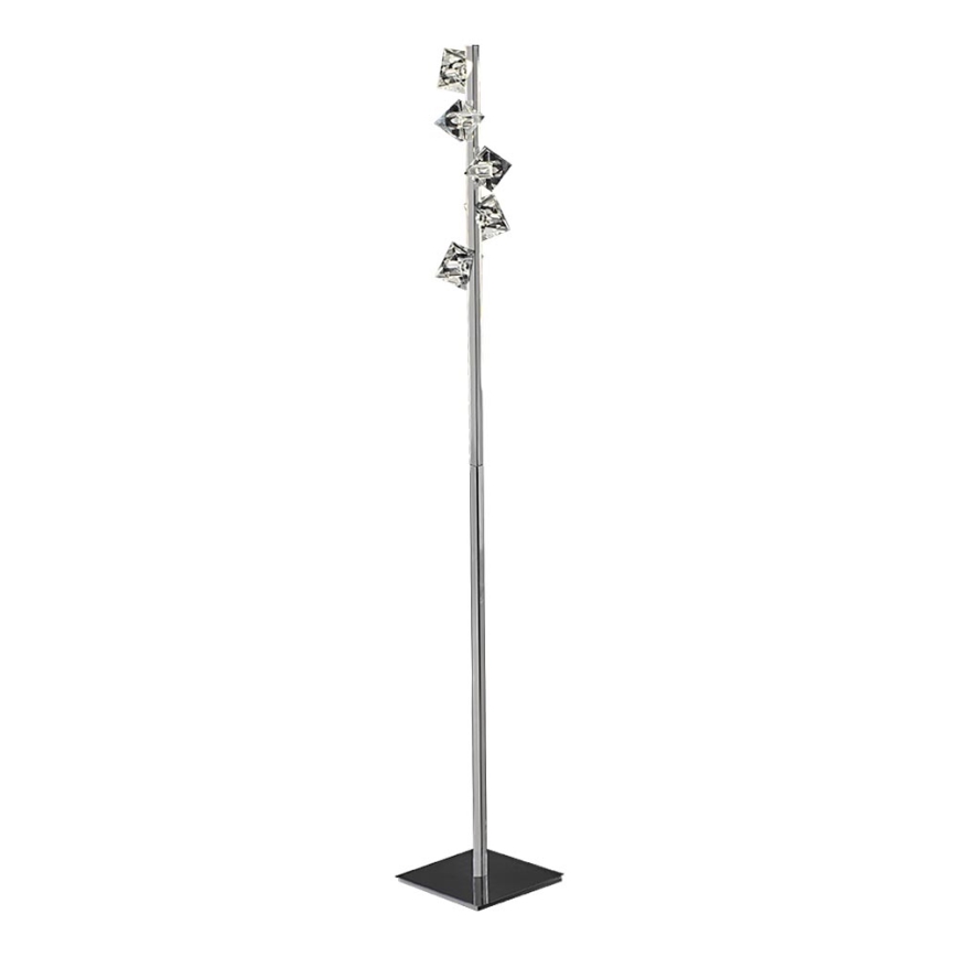 Luxera 69021 - Krištáľová stojacia lampa BAIKO 5xG9/33W/230V