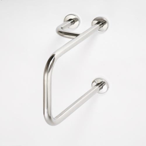 Madlo 23,5x38 cm nerez/strieborné