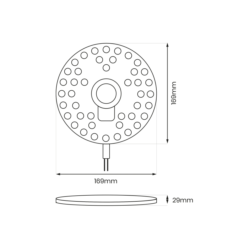 Magnetický LED modul LED/18W/230V 2700-6500K priemer 17 cm - Brilagi