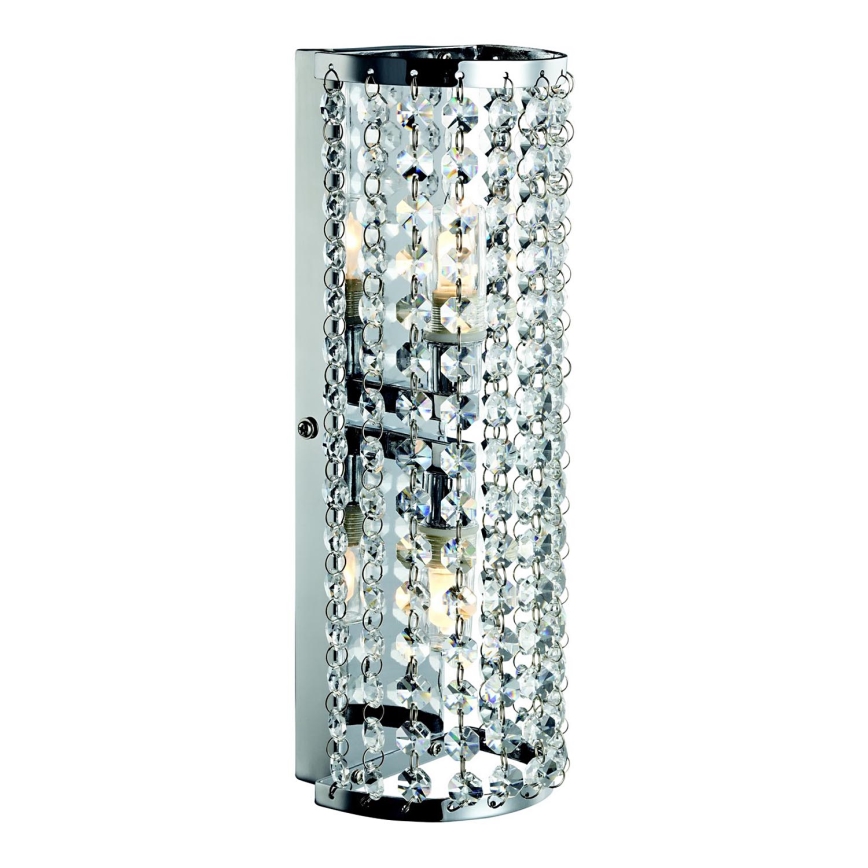 Markslöjd 105309 - Kúpeľňové nástenné svietidlo LYSEKIL 2xG9/28W/230V IP44 lesklý chróm