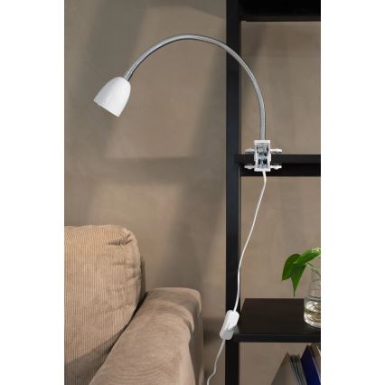 Markslöjd 106091 - LED Stolná lampa s klipom TULIP LED/3W/230V biela
