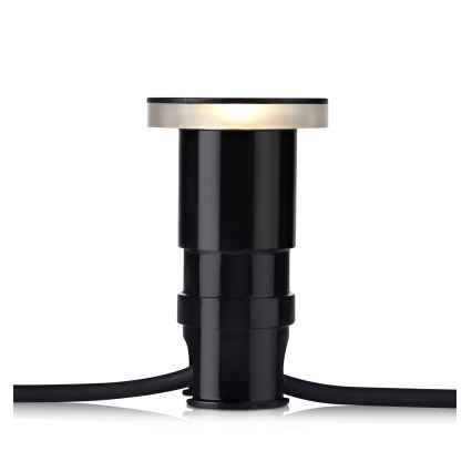 Markslöjd 106935 - Vonkajšie zapustené LED svietidlo GARDEN24 LED/3W/24V IP44 čierna