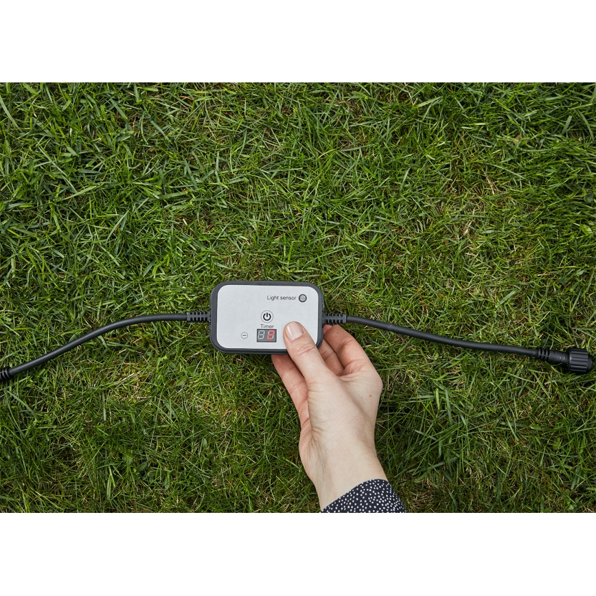 Markslöjd 106936 - Súmrakový senzor s časovačom GARDEN24 24V IP44