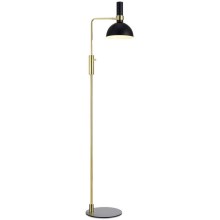 Markslöjd 106972 - Stmievateľná stojacia lampa LARRY 1xE27/60W/230V čierna/zlatá