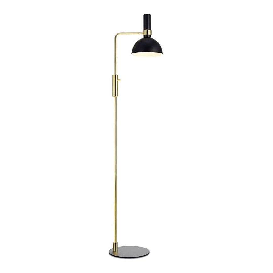 Markslöjd 106972 - Stmievateľná stojacia lampa LARRY 1xE27/60W/230V čierna/zlatá