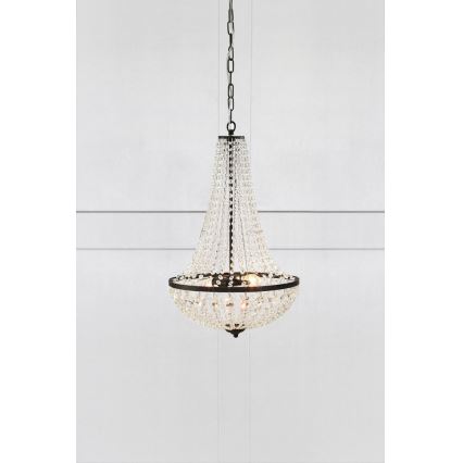 Markslöjd 107027 - Stmievateľný krištáľový luster na reťazi GRÄNSÖ 2xE14/40W/230V
