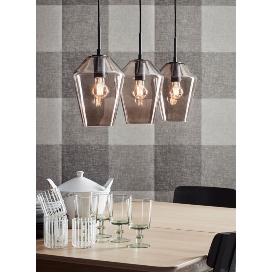 Markslöjd 107132 - Luster na lanku RETRO 3xE27/60W/230V