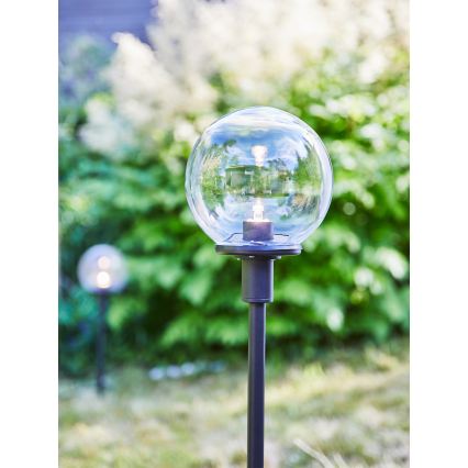 Markslöjd 107283 - LED vonkajšia lampa GARDEN24 LED/3W/24V 60 cm IP44 čierna/priehľadná