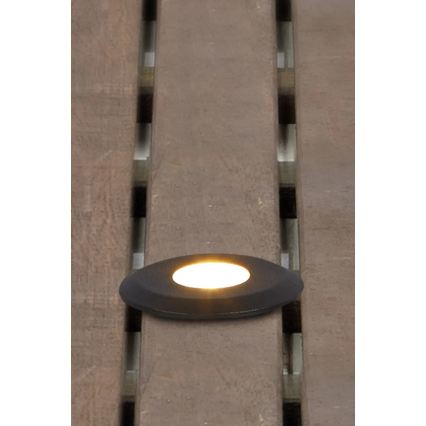 Markslöjd 107285 - LED vonkajšie zapustené svietidlo GARDEN24 LED/3W/24V IP44 čierne