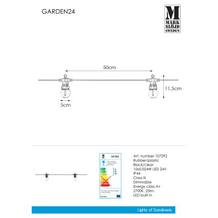 Markslöjd 107292 - LED Vonkajšia dekoratívna reťaz GIRLANDA GARDEN 10xLED 5,5m IP44