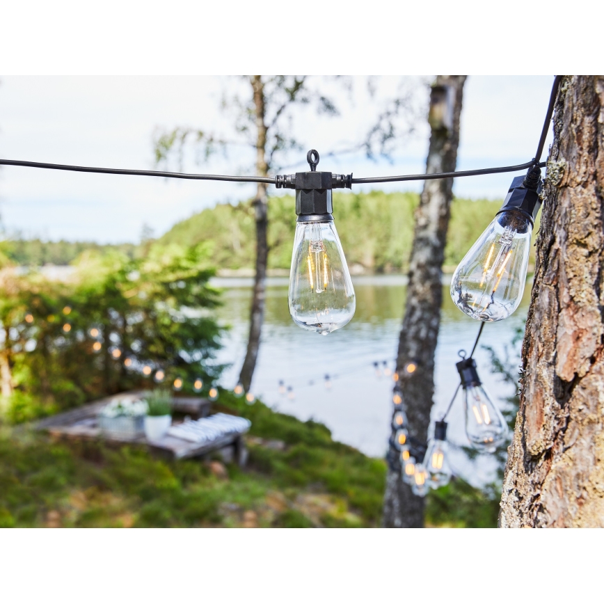 Markslöjd 107293 - LED Vonkajšia dekoratívna reťaz GIRLANDA GARDEN 10xLED 5,5m IP44