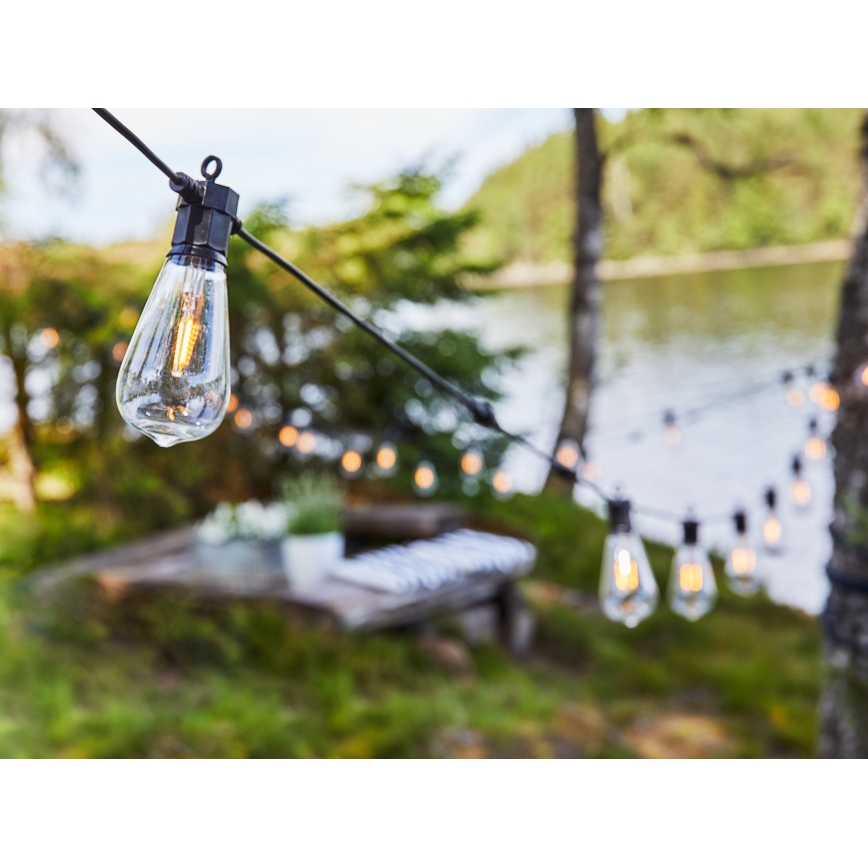 Markslöjd 107293 - LED Vonkajšia dekoratívna reťaz GIRLANDA GARDEN 10xLED 5,5m IP44