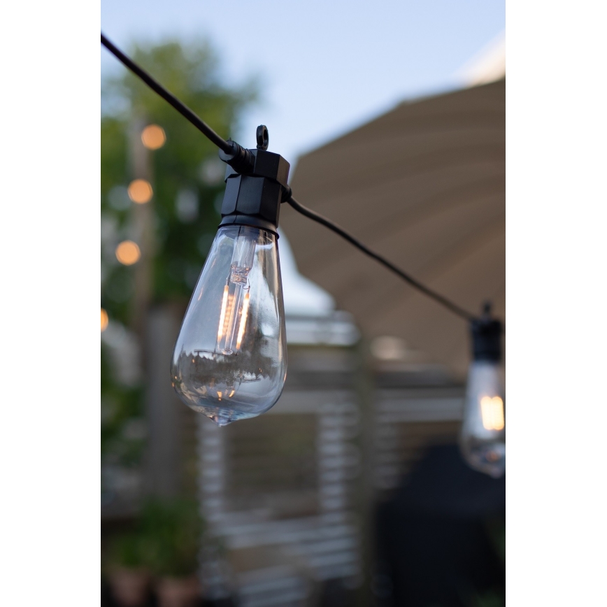 Markslöjd 107293 - LED Vonkajšia dekoratívna reťaz GIRLANDA GARDEN 10xLED 5,5m IP44