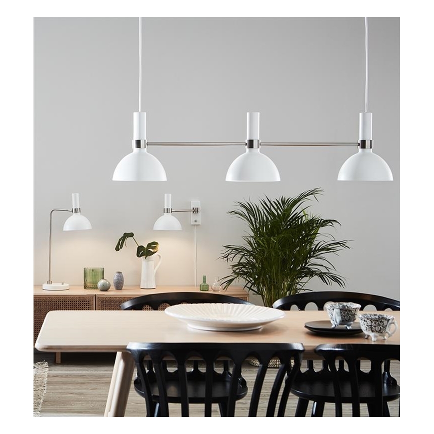 Markslöjd 107500 - Luster na lanku LARRY 3xE27/60W/230V