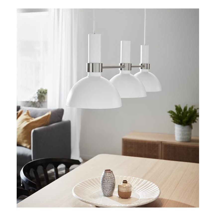 Markslöjd 107500 - Luster na lanku LARRY 3xE27/60W/230V