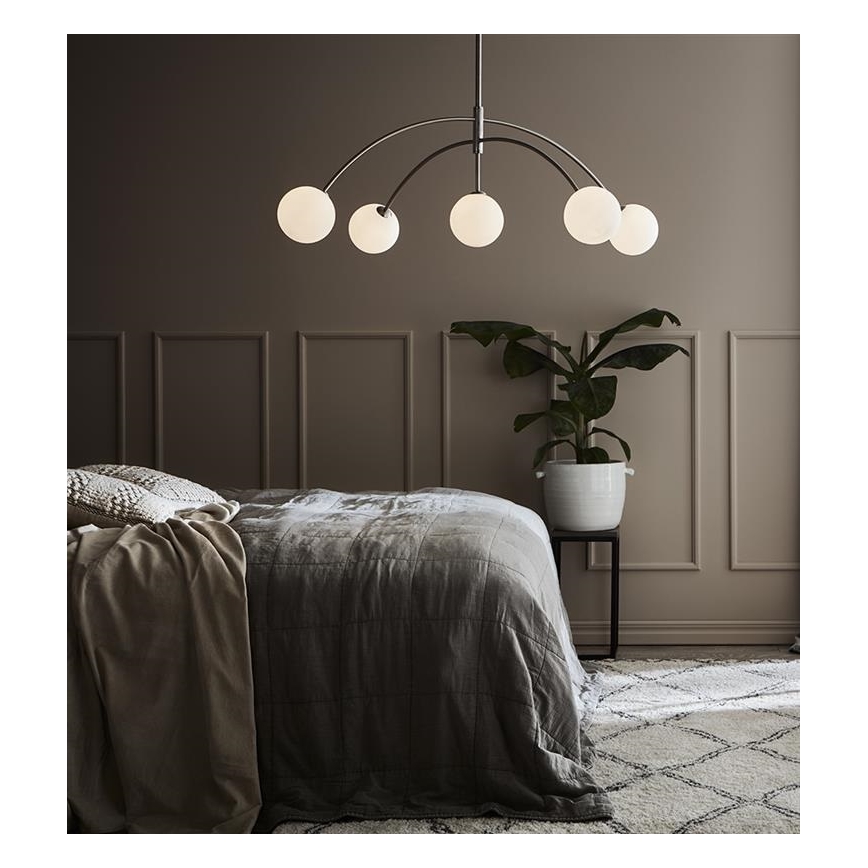 Markslöjd 107559 - Luster na lanku HEAVEN 5xG9/28W/230V