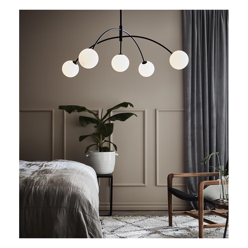 Markslöjd 107560 - Luster na lanku HEAVEN 5xG9/28W/230V