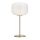 Markslöjd 107819 - Stolná lampa SOBER 1xE27/60W/230V biela/mosadz
