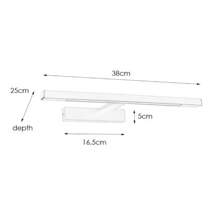 Markslöjd 107865 - LED Kúpeľňové osvetlenie zrkadla NEPTUNUS LED/6W/230V IP44