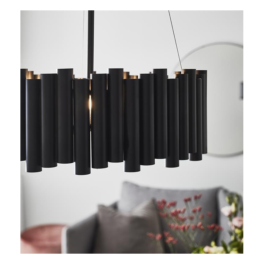 Markslöjd 107925 - Luster na tyči LEVEL 3xE27/60W/230V