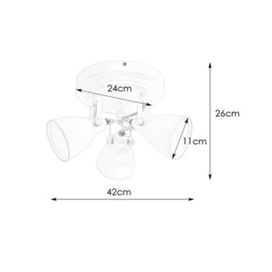 Markslöjd 108081 - Kúpeľňové bodové svietidlo FJÄLLBACKA 3xG9/20W/230V IP44 čierna