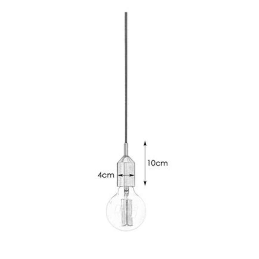 Markslöjd 108098 - Luster na lanku BRONX 1xE27/60W/230V bronzová