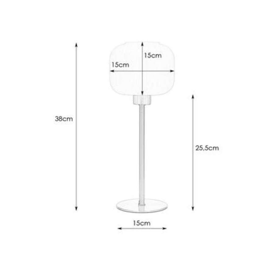 Markslöjd 108121 - Stolná lampa SOBER 1xE27/60W/230V matný chróm