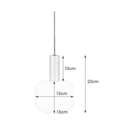 Markslöjd 108123 - Luster na lanku SOBER 1xE14/40W/230V mosadz