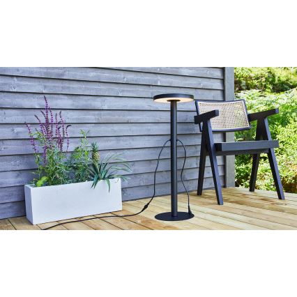 Markslöjd 108173 - Vonkajšia LED lampa GARDEN24 LED/5W/24V 75 cm IP44 čierna
