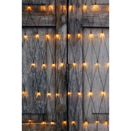 Markslöjd 108178 - LED Vonkajší vianočný záves GARDEN24 160xLED/4W/24V 2x2m teplá biela