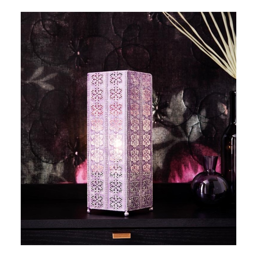 Markslöjd 108224 - Stolná lampa AGRA 1xE14/18W/230V fialová