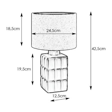 Markslöjd 108248 - Stolná lampa CUSCINI 1xE14/40W/230V