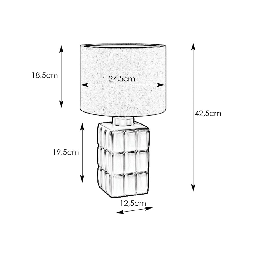 Markslöjd 108248 - Stolná lampa CUSCINI 1xE14/40W/230V