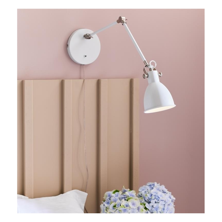 Markslöjd 108249 - Nástenná lampička HOUSE 1xE14/40W/230V biela