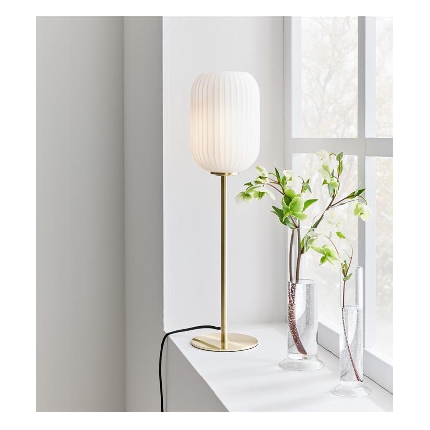 Markslöjd 108251 - Stolná lampa CAVA 1xE14/40W/230V zlatá