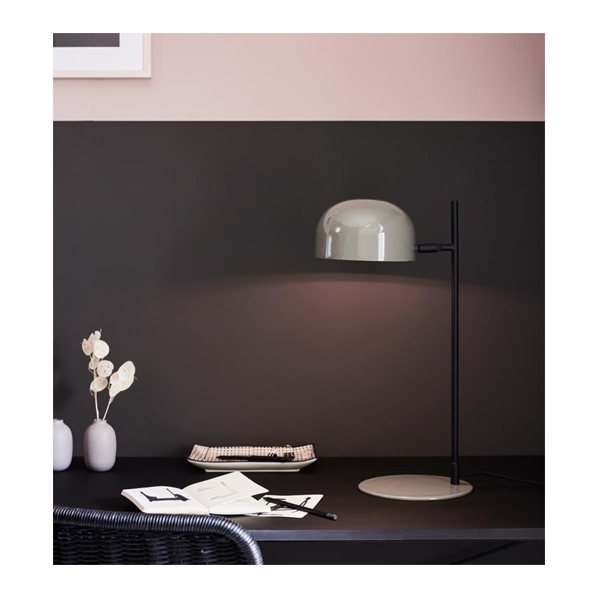 Markslöjd 108292 - Stolná lampa POSE 1xE14/25W/230V šedá