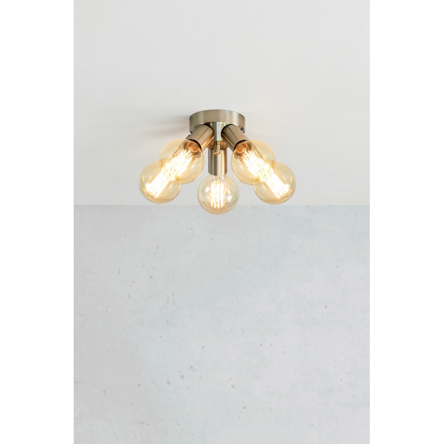 Markslöjd 108554 - Stropné svietidlo MAZZO 5xE27/40W/230V matný chróm