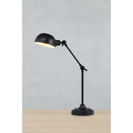 Markslöjd 108584 - Stolná lampa PORTLAND 1xE27/40W/230V čierna