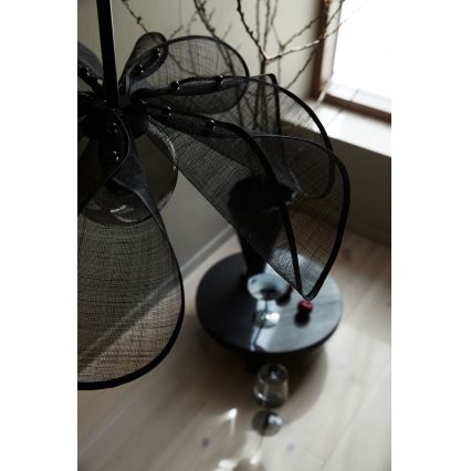 Markslöjd 108660 - Luster na lanku STYRKA 1xE27/40W/230V pr. 63 cm čierna