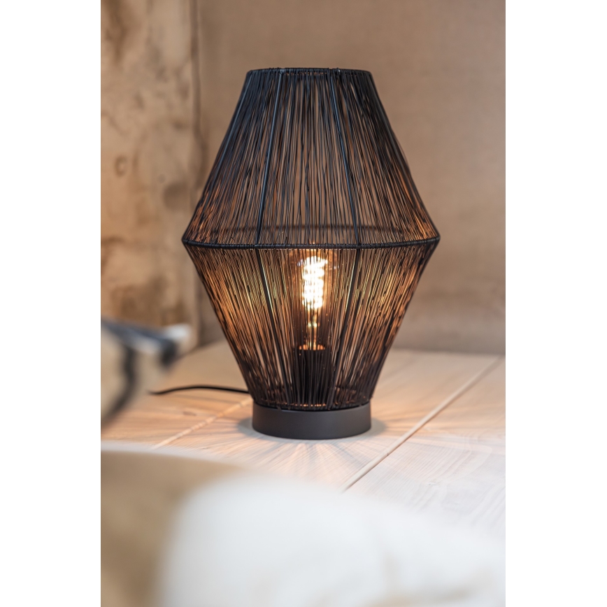 Markslöjd 108666 - Stolná lampa CASA 1xE27/40W/230V čierna