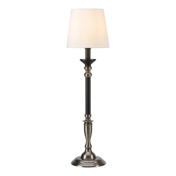 Markslöjd 108680 - Stolná lampa GENT 1xE27/40W/230V matný chróm/čierna/biela
