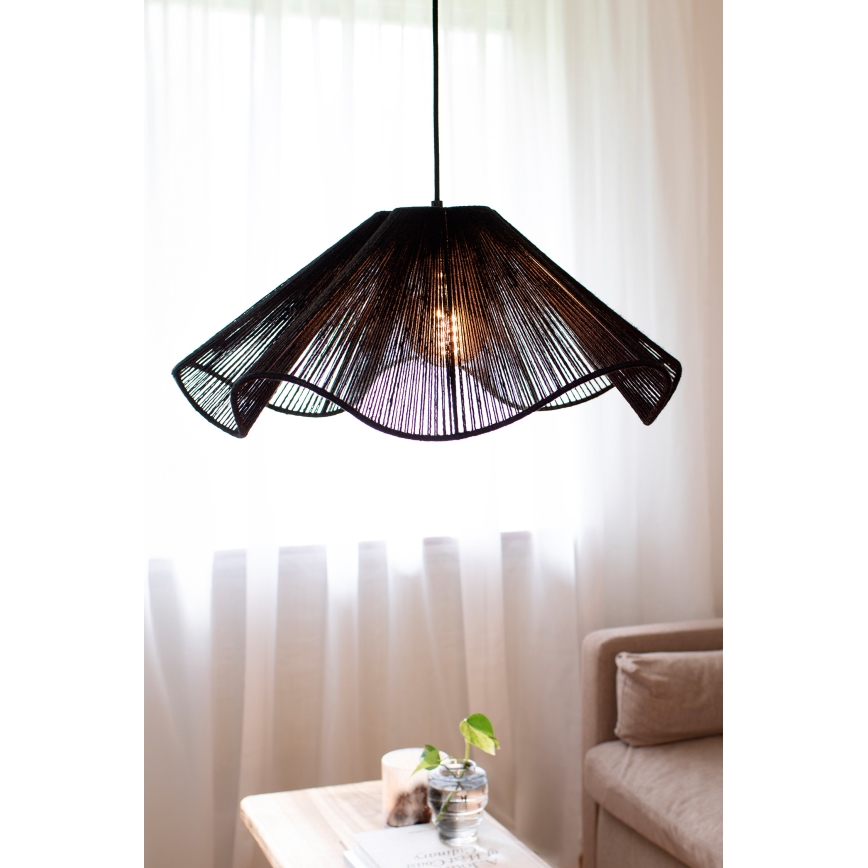 Markslöjd 108682 - Luster na lanku NAMI 1xE27/40W/230V čierna