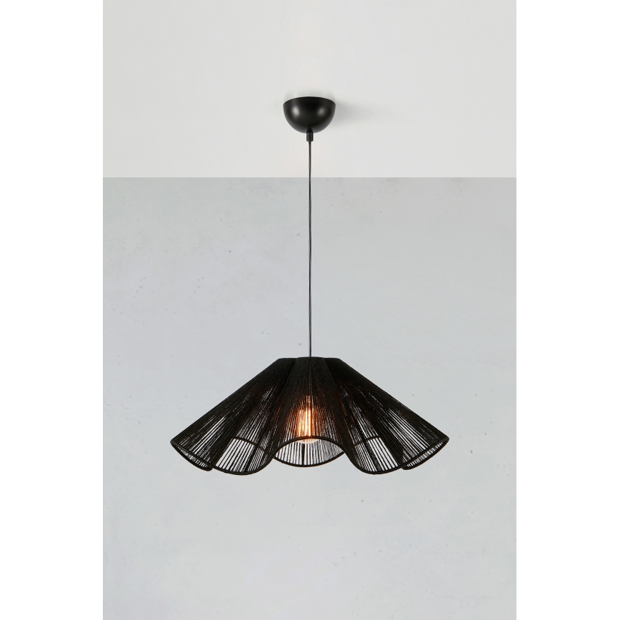 Markslöjd 108682 - Luster na lanku NAMI 1xE27/40W/230V čierna