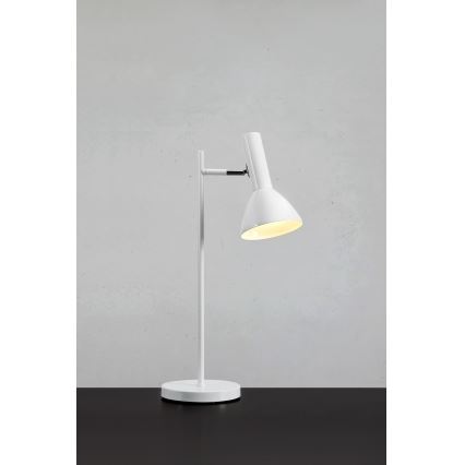 Markslöjd 108688 - Stolná lampa METRO 1xE27/40W/230V biela