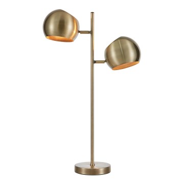 Markslöjd 108692 - Stolná lampa EDGAR 2xE14/40W/230V zlatá